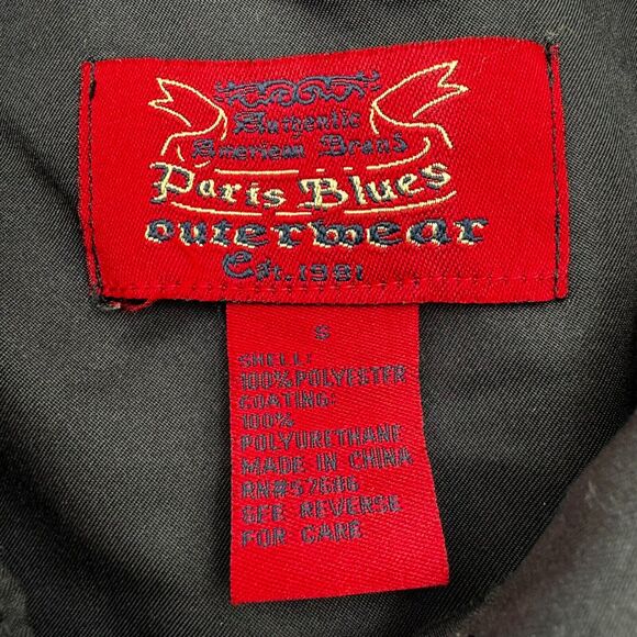 PARIS BLUES OUTERWEAR Women's Small Black Lightweight Crop‎ Short Jacket Top - Picture 5 of 9